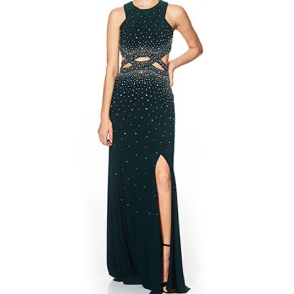 Dresses & Skirts - hunter green prom dress